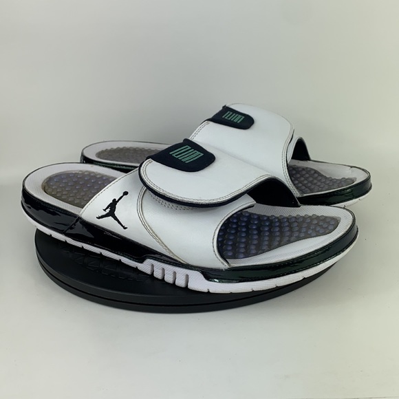 Nike Air Jordan Hydro XI Retro Slides 'Easter Emerald' AA1336-117 Men's Size 13 - Picture 3 of 14